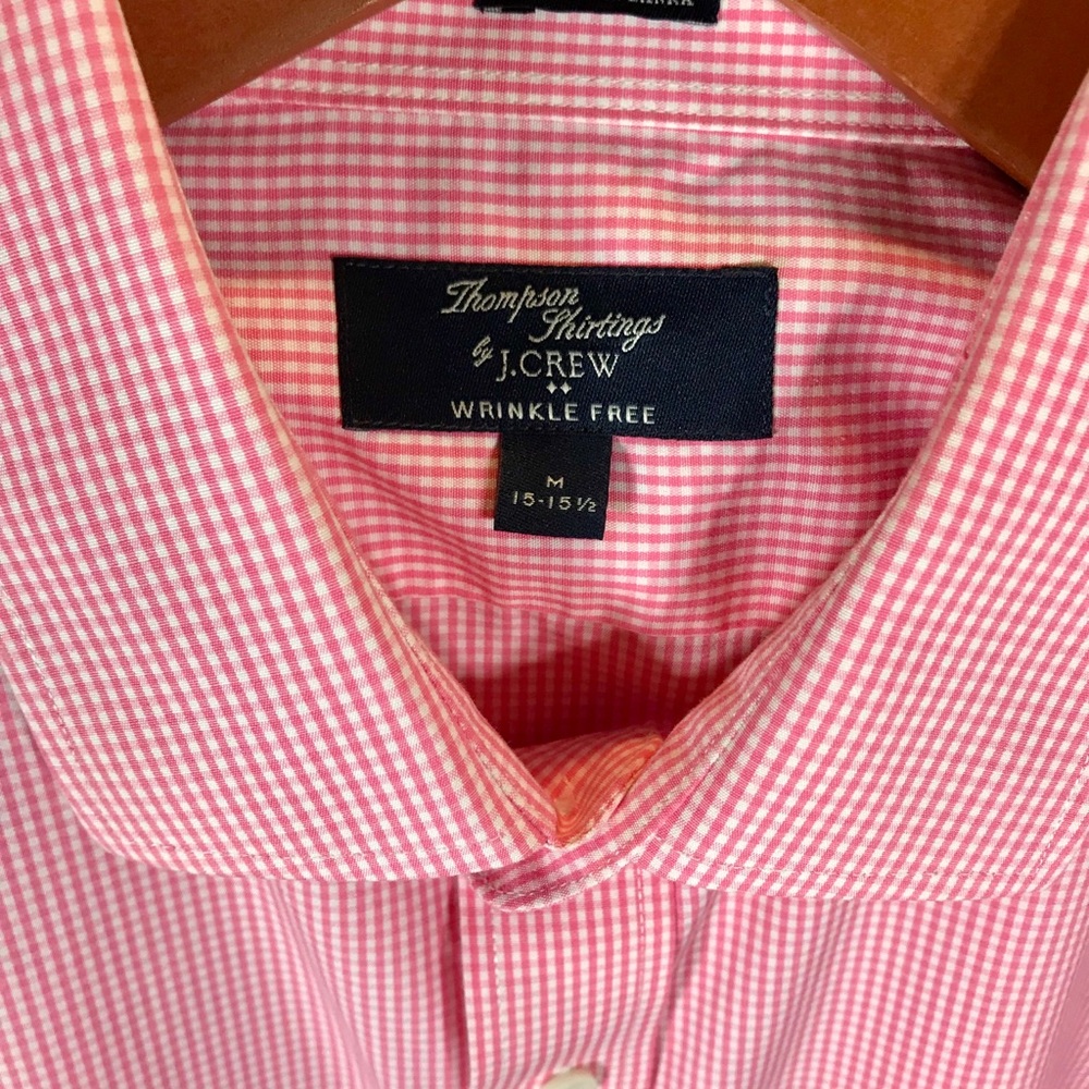 men’s JCrew Factory Wrinkle Free, Sz-M 15-15.5 NEW